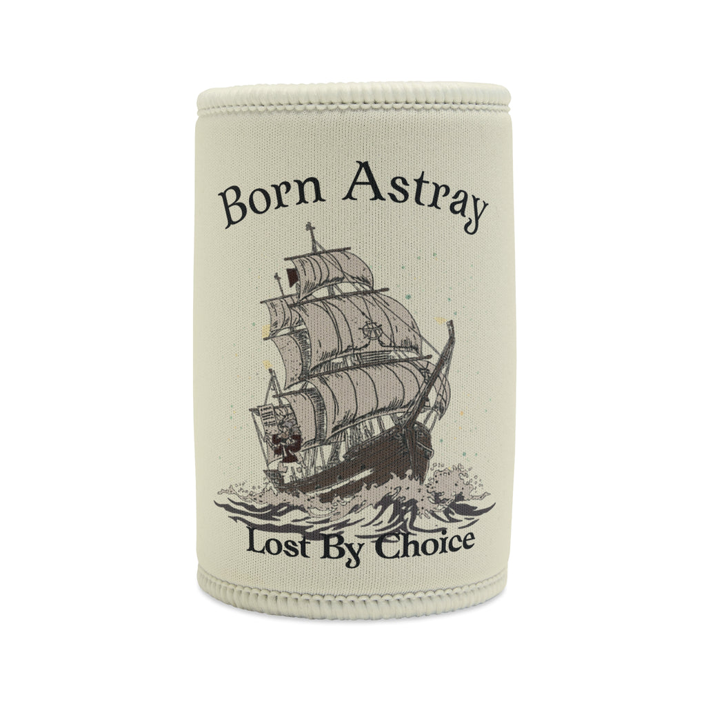 Born Astray Stubby Cooler — Lost By Choice (White)