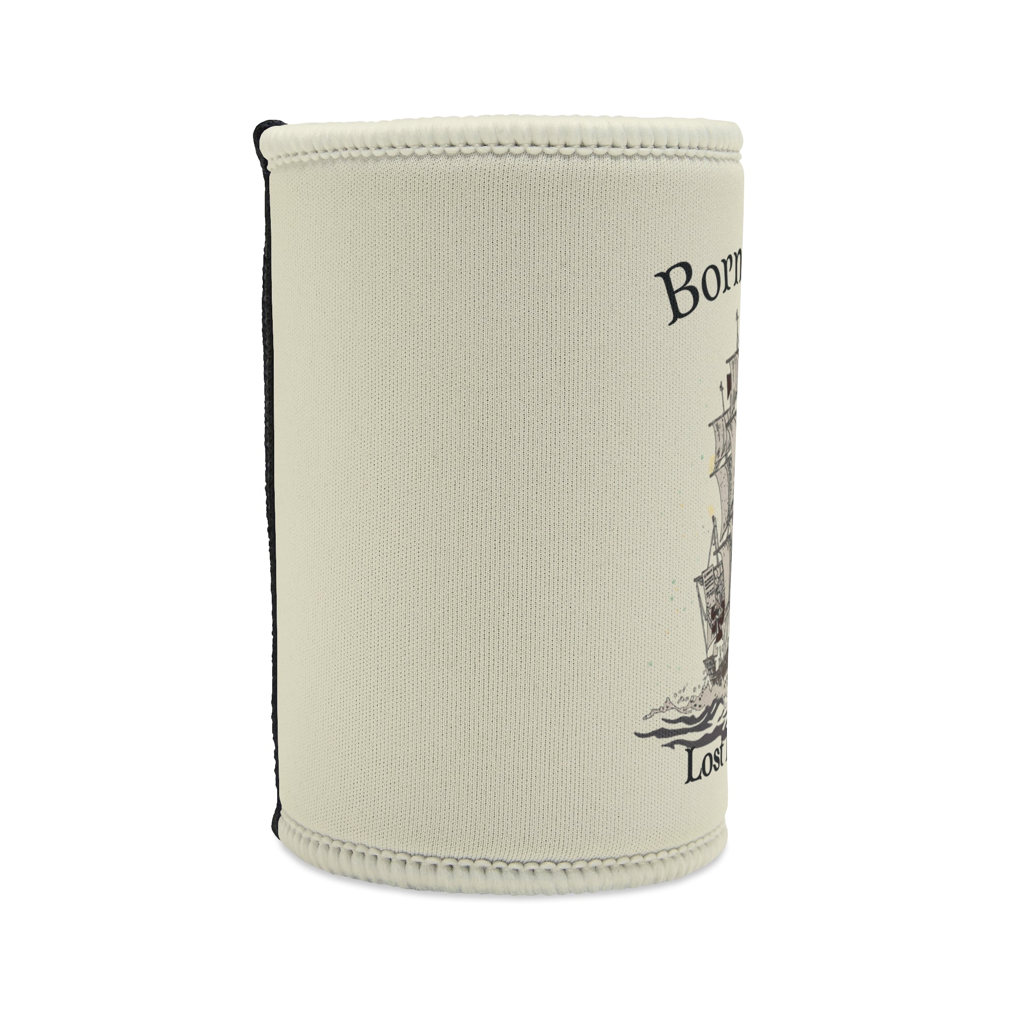 Born Astray Stubby Cooler — Lost By Choice (White)
